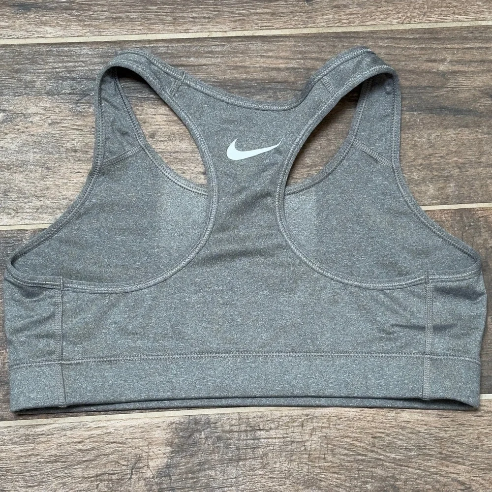 NIKE PRO Swoosh Bra Womens L Colorado College CC Sports Dri-Fit Compression Alum